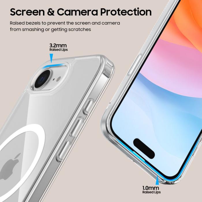 Bild 5, Tech-Protect iPhone 17e / 16e Skal MagSafe FlexAir Hybrid