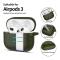 Tech-Protect AirPods 3 Skal Silikon Hook Olive Green