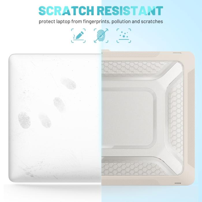 Bild 6, MacBook Pro 16 2019 Skal Med Kickstand Beige
