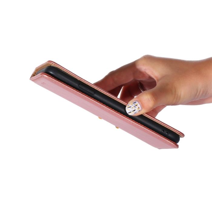 Bild 4, Samsung Galaxy S22 Fodral Flip Läder Roséguld