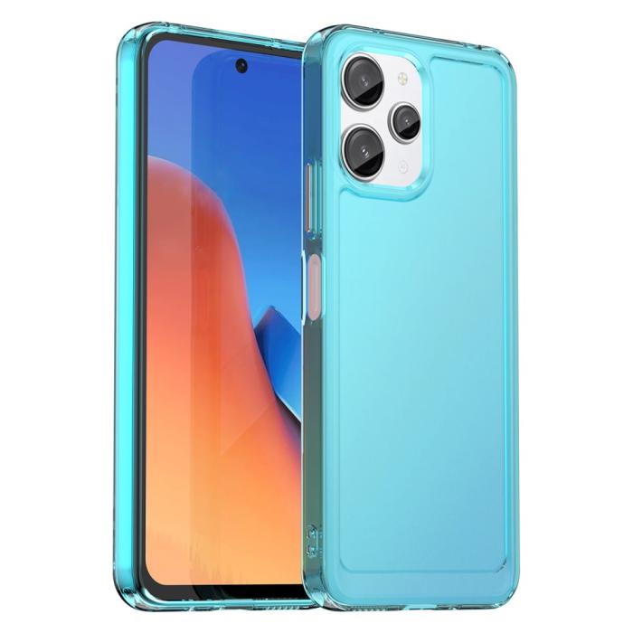 Bild 1, Xiaomi Redmi 12 5G/4G Skal Akryl/TPU Transparent Blå