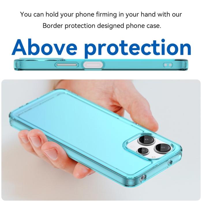 Bild 4, Xiaomi Redmi 12 5G/4G Skal Akryl/TPU Transparent Blå