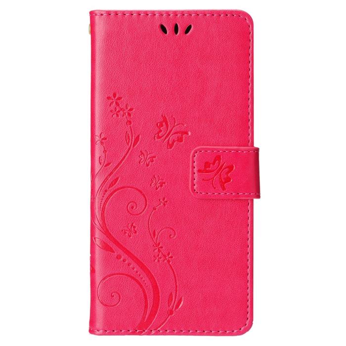 Bild 6, iPhone 15 Fodral Med Blommigt Tryck Röd/Rosa