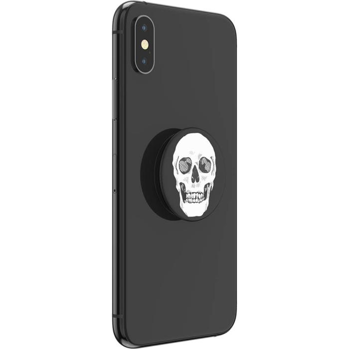 Bild 6, PopSockets Avtagbart Grip med Ställfunktion Shaky Bones White