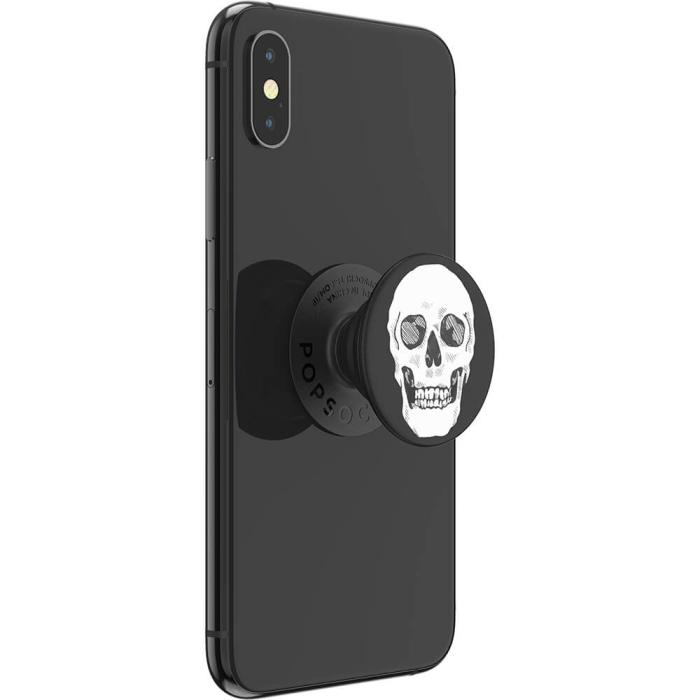 Bild 7, PopSockets Avtagbart Grip med Ställfunktion Shaky Bones White