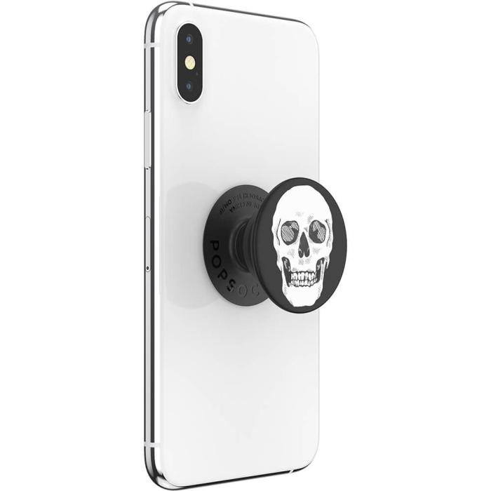 Bild 9, PopSockets Avtagbart Grip med Ställfunktion Shaky Bones White