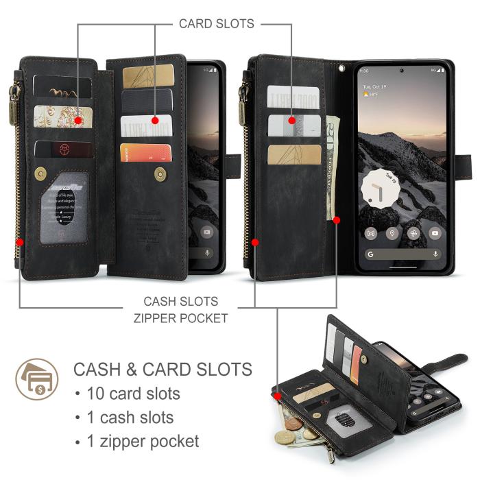 Bild 3, CASEME Google Pixel 11 Pro XL Fodral 2in1 Multifunktionell