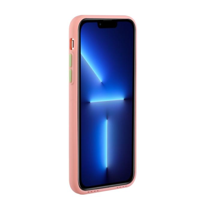 Bild 4, iPhone 13 Pro Skal Med Kortfack Ljus Rosa