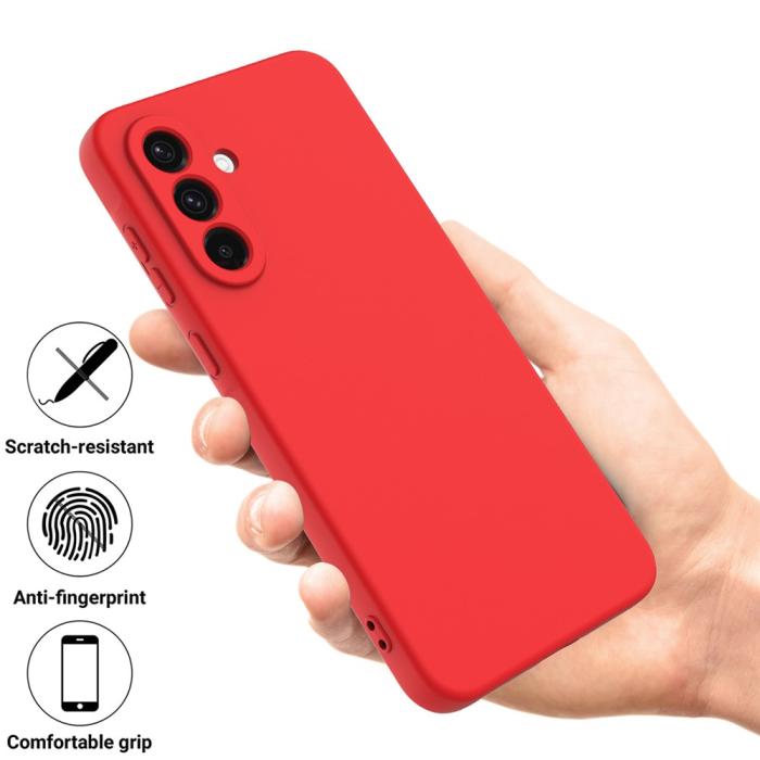 Bild 2, Samsung Galaxy A17 Skal Liquid Silikon Röd