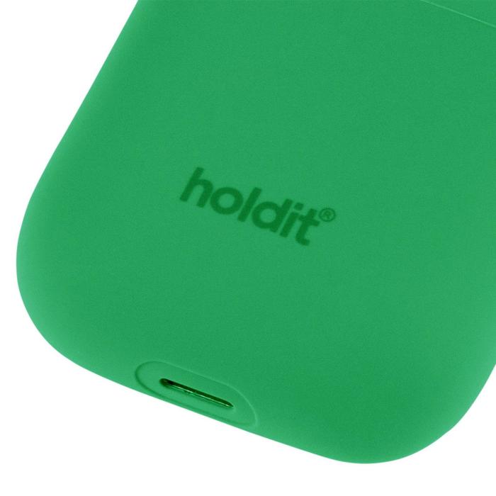 Bild 3, holdit Silikonfodral AirPods Nygård Grass Green