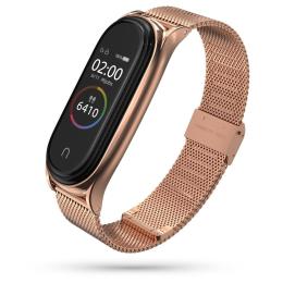 Tech-Protect Milanese Metall Armband Xiaomi Mi Smart Band 5/6 Roséguld