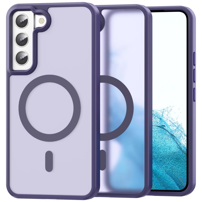 Bild 1, ColorPop Samsung Galaxy S22 Skal CH MagSafe Matt Lila