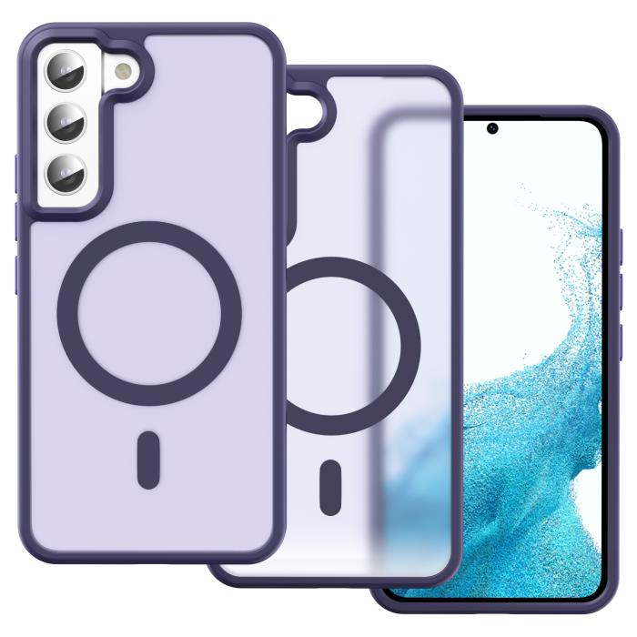 Bild 2, ColorPop Samsung Galaxy S22 Skal CH MagSafe Matt Lila