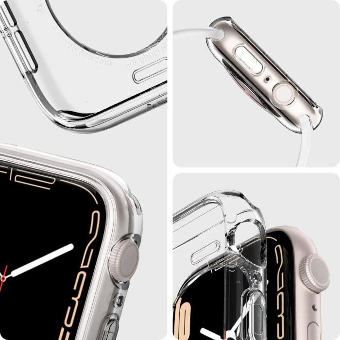 Bild 3, Spigen Apple Watch 44/45 mm Skal Liquid Crystal Transparent