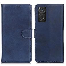 Xiaomi Redmi Note 11 4G Fodral Solid Läder Blå