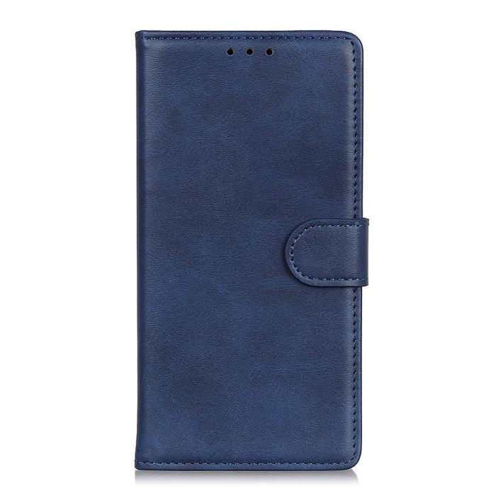 Bild 2, Xiaomi Redmi Note 11 4G Fodral Solid Läder Blå