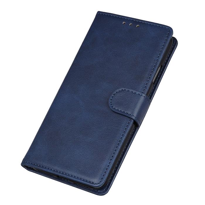 Bild 6, Xiaomi Redmi Note 11 4G Fodral Solid Läder Blå