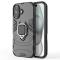 iPhone 16 Skal Hybrid Ring Armor Svart