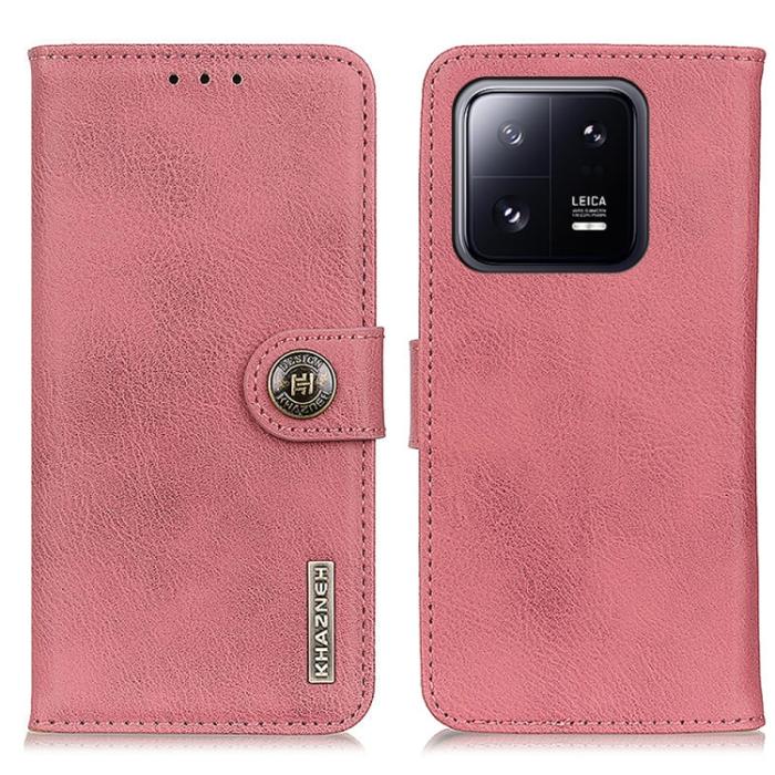 Bild 2, KHAZNEH Xiaomi 13 5G Fodral Läder Rosa