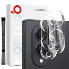 NORTHJO Samsung Galaxy Z Fold 8 2-PACK Linsskydd H&auml;rdat Glas