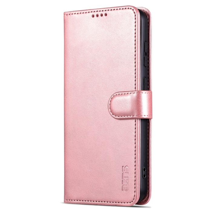 Bild 6, AZNS Samsung Galaxy S24 FE Fodral Läder Roséguld