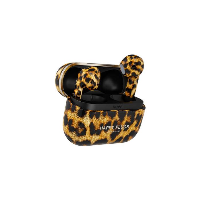 Bild 10, Happy Plugs Hope Hörlurar In-Ear TWS Leopard