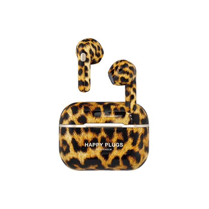 Bild 7, Happy Plugs Hope Hörlurar In-Ear TWS Leopard