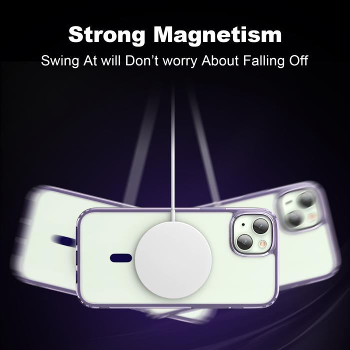 Bild 5, ColorPop iPhone 15 Plus Skal CH MagSafe Transparent/Svart