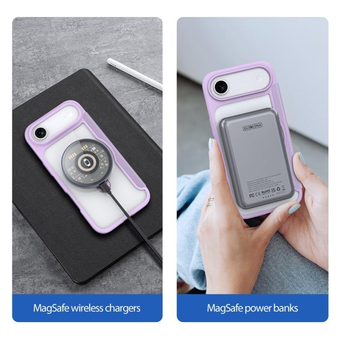 Bild 3, DUX DUCIS iPhone Air Fodral MagSafe Kickstand Skin X Pro