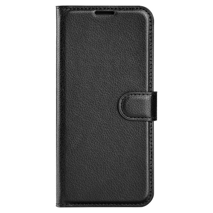 Bild 6, Samsung Galaxy A25 5G Fodral Litchi Läder Svart