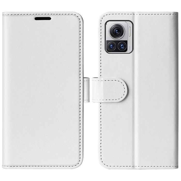 Bild 1, Motorola Edge 30 Ultra 5G Fodral Crazy Horse Läder Vit