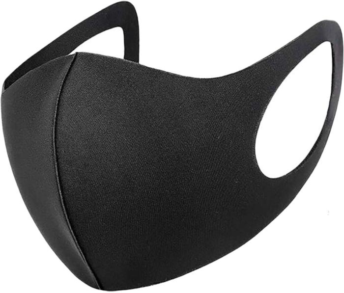Bild 1, [5-PACK] - Tvättbar Mask / Munskydd - Svart