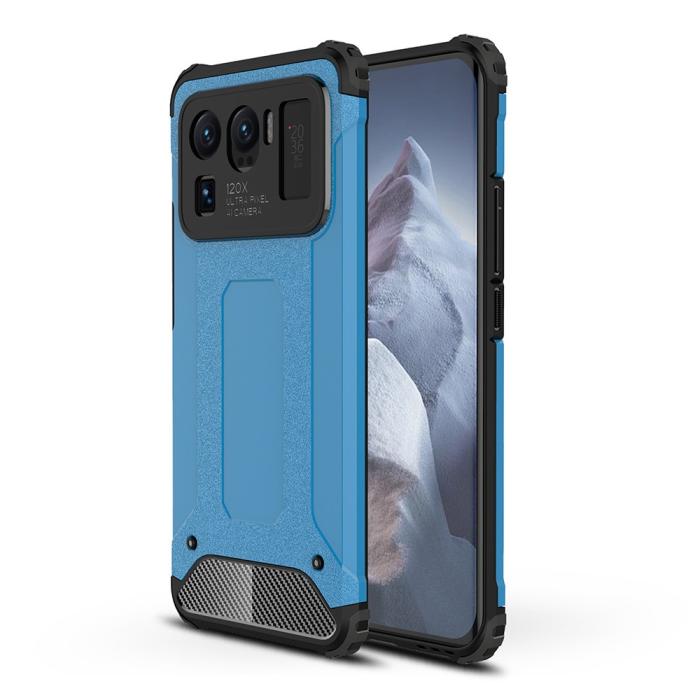 Bild 1, Xiaomi Mi 11 Ultra - Shockproof Hybrid Armor Skal - Ljus Blå