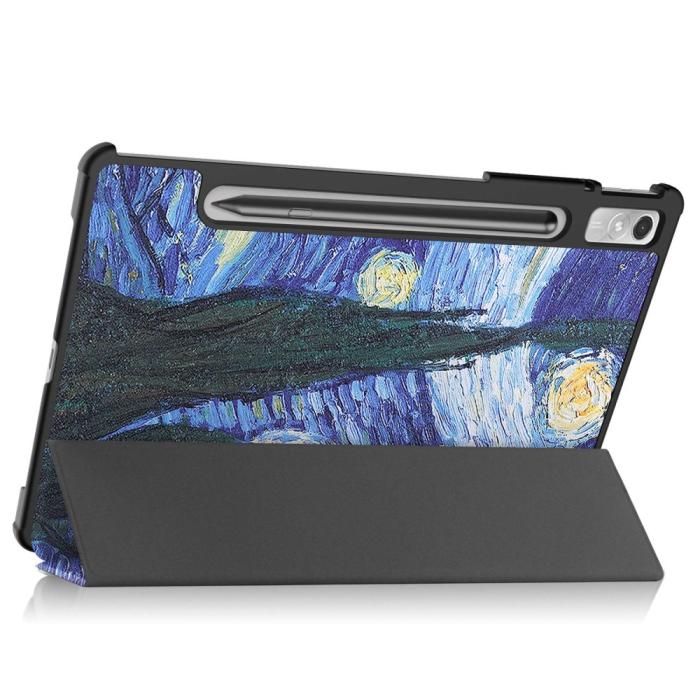 Bild 4, Lenovo Tab P11 Pro Gen 2 Fodral Tri-Fold Brush Painting