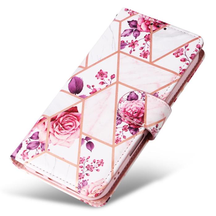 Bild 5, iPhone 16 Fodral Tryck Med Marmor Rosa