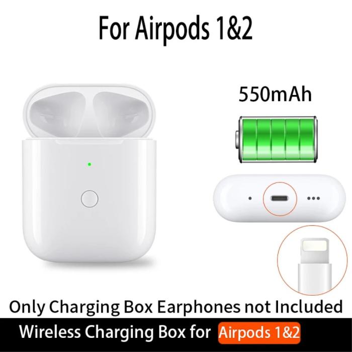 Bild 2, AirPods Trådlöst Laddningsfodral / Lightning