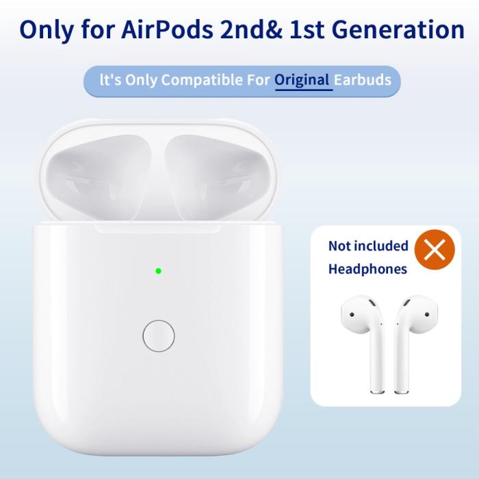 Bild 3, AirPods Trådlöst Laddningsfodral / Lightning