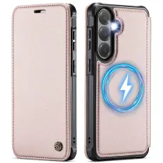CASEME Samsung Galaxy S26 Skal RFID Pl&aring;nbok Ros&eacute;guld