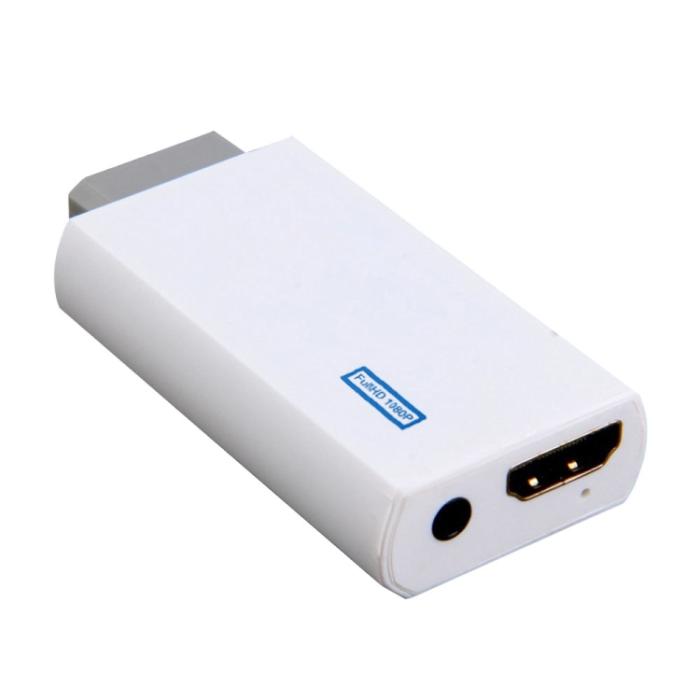 Bild 1, Wii till HDMI Adapter 1080p För Nintendo Wii Vit