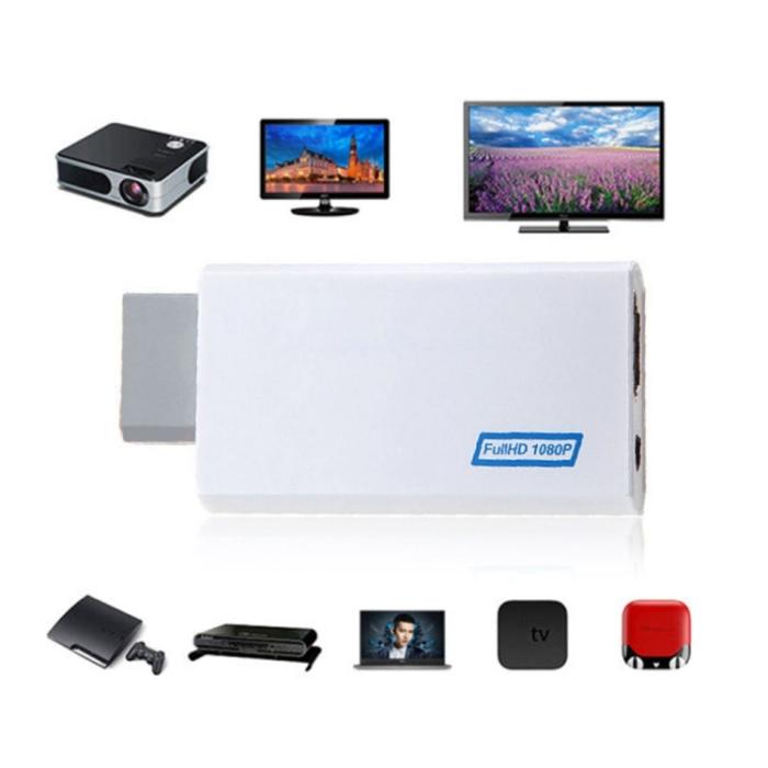 Bild 4, Wii till HDMI Adapter 1080p För Nintendo Wii Vit