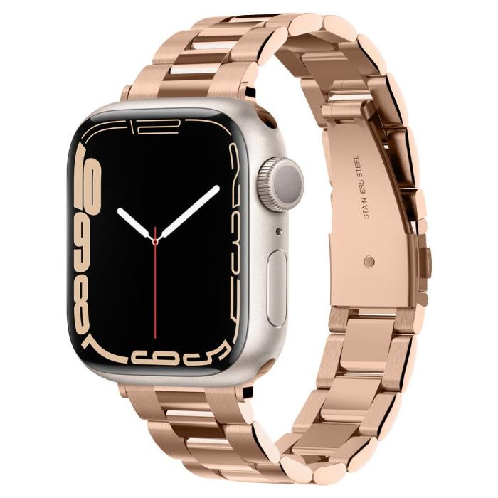 Bild 1, Spigen Apple Watch 38/40/41/42 mm Armband Modern Fit Roséguld