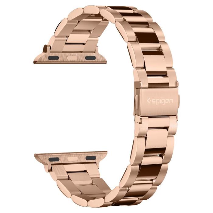 Bild 2, Spigen Apple Watch 38/40/41/42 mm Armband Modern Fit Roséguld