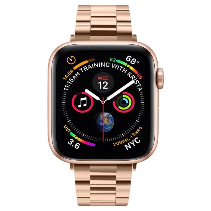 Bild 3, Spigen Apple Watch 38/40/41/42 mm Armband Modern Fit Roséguld