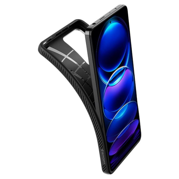 Bild 6, Spigen Xiaomi Redmi Note 12 Pro 5G Skal Liquid Air Matt Svart