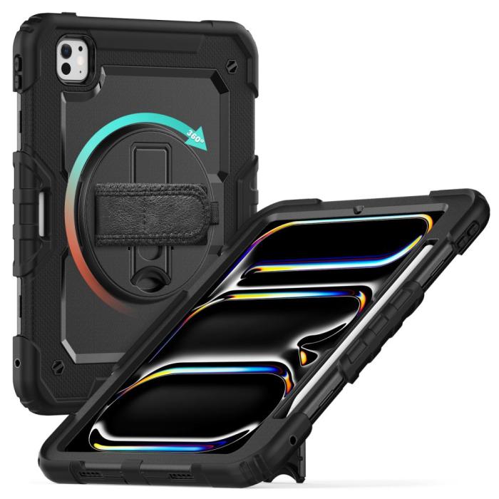 Bild 2, Tech-Protect iPad Pro 11 2025/2024 Fodral Solid360 Svart