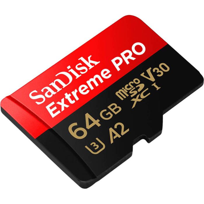 Bild 4, SanDisk MicroSDXC Extreme Pro 64 GB 200MB/s Inkl. Adapter