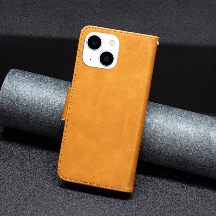 Bild 5, iPhone 15 Fodral Shark Solid Läder Brun