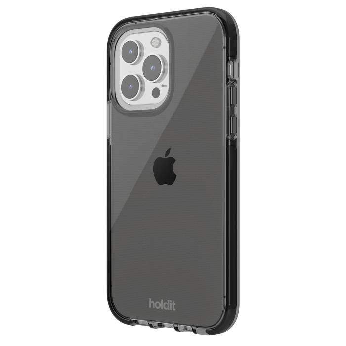 Bild 3, holdit iPhone 15 Pro Mobilskal Seethru Svart