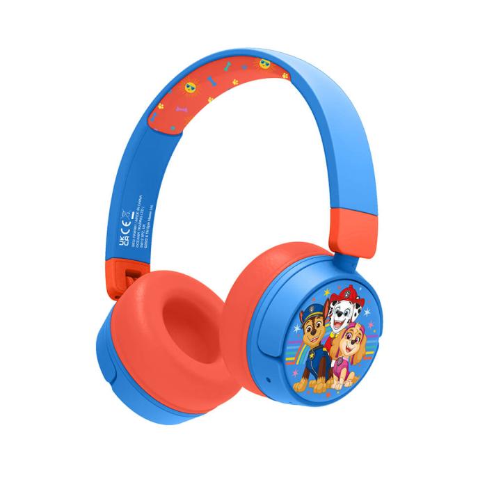 Bild 1, Paw Patrol Hörlur On-Ear Junior Trådlös 85dB/95dB