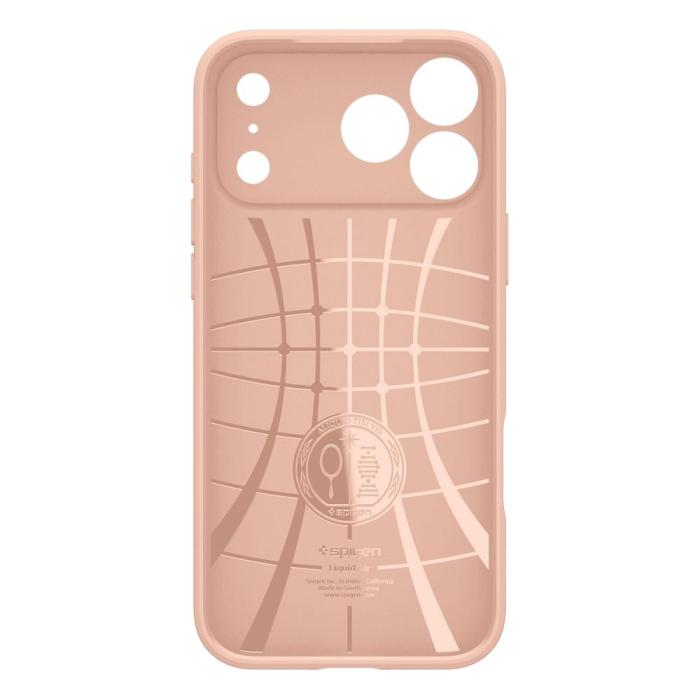 Bild 3, Spigen iPhone 18 Pro Max / 17 Pro Max Skal Liquid Air Rose Titanium